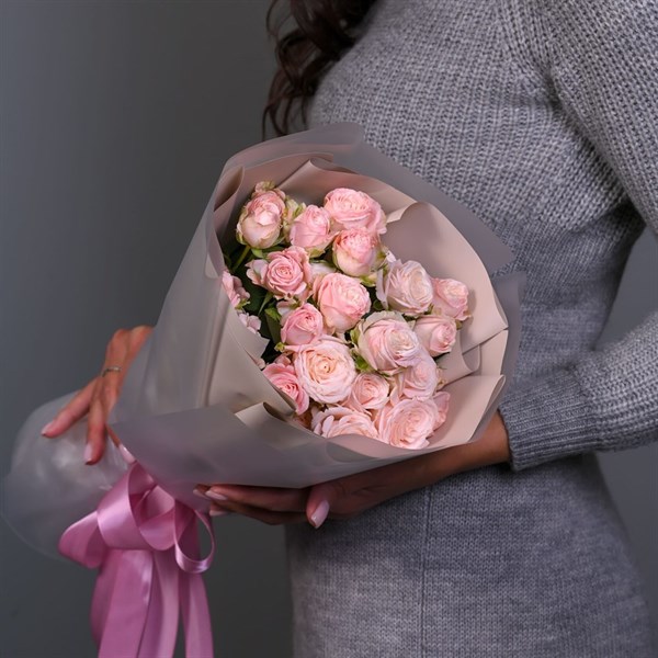 5 кустовых роз в упаковке 880696386101