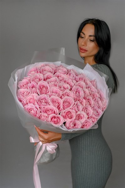 Букет L из розовых роз 267347413931