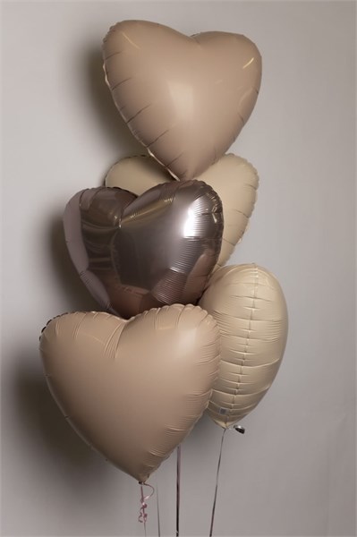 Сет из 5 шаров сердец 2355