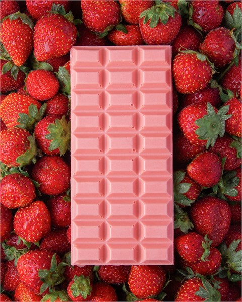 Шоколад "Клубника" большая плитка 2379