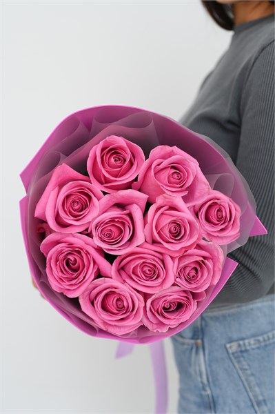 11 эквадорских крупных роз 2387