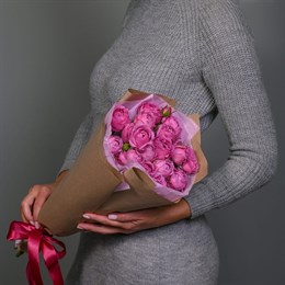 Кустовые розы в упаковке (5шт) 118504586681