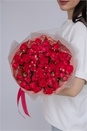 15 кустовых роз Черри Хеопс 2266