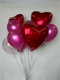 Сет из шаров с сердцами 2352