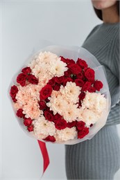 Букет Маме персик 2412