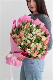 Вау букет 35 альстромерий микс 2462