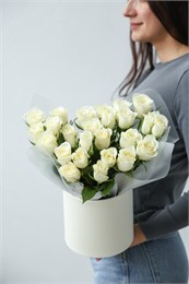 25 роз в шляпной коробке 4 2472