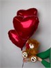 Сет из 3 сердец с плюшевым мишкой 2366