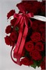 Корзина М с красными розами 2403